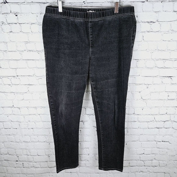 EILEEN FISHER | pullon slim fit organic cotton stretch jeggings - Picture 1 of 8